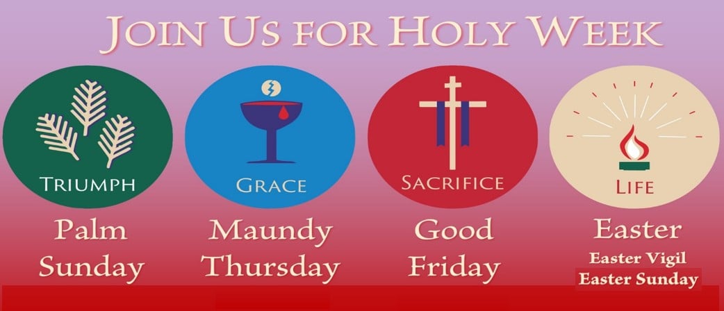 Holy Week Schedule
