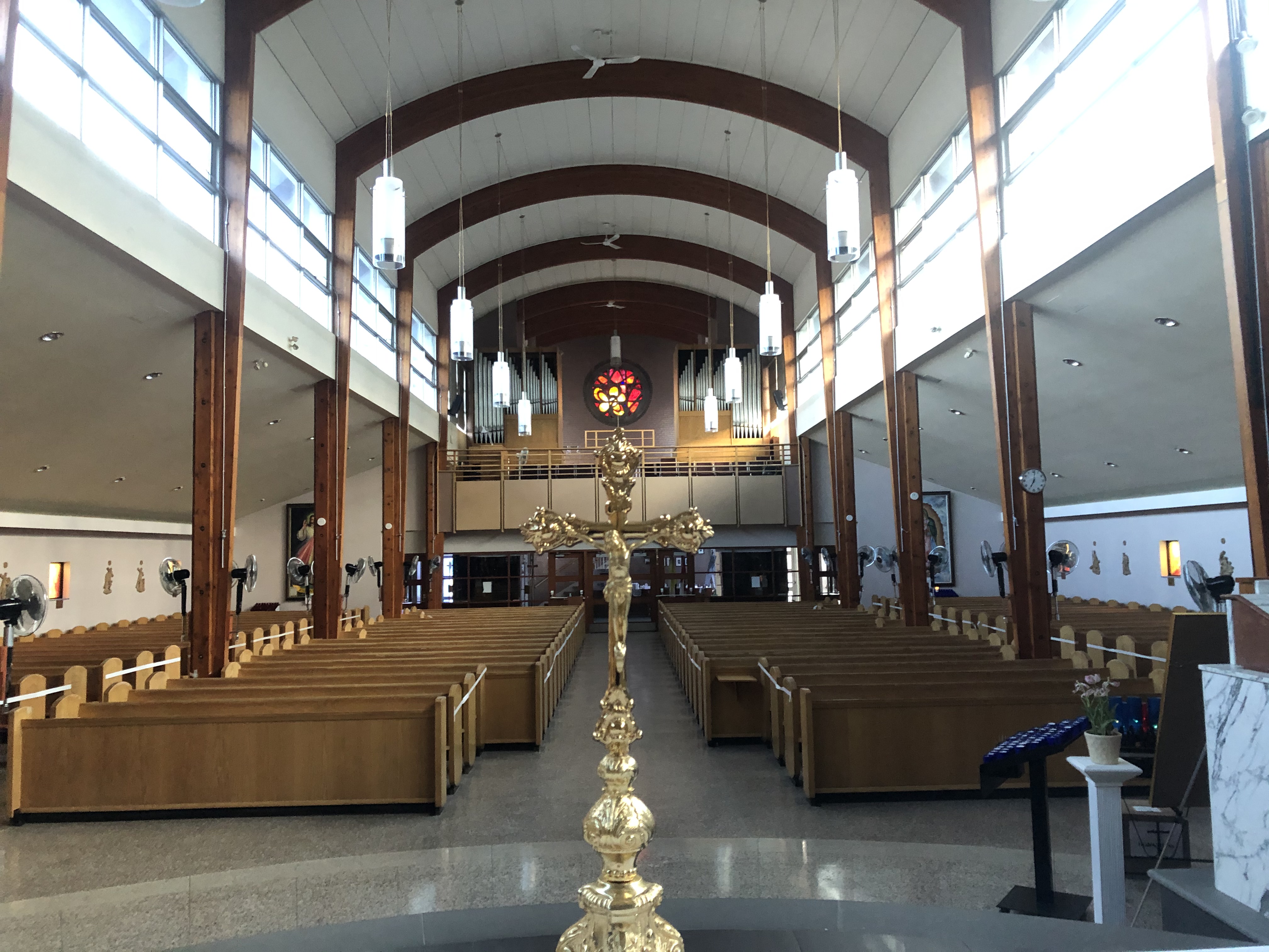 in the church
